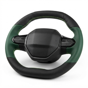 Funda de Volante de Cuero con Base Plana en Forma de D, Estilo Deportivo, Protector de Volante de Coche Premium, Personalizado OEM, Venta al Por Mayor - Product Image 1