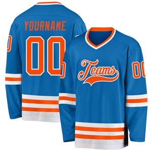 Maillot d'entraînement de hockey sur glace, vêtements de sport personnalisés pour équipe, vêtements de hockey respirants en polyester, fournisseur - Product Image 6