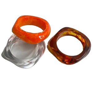 Premium Quality Handmade Premium Resin Bangles Women Elegant Gloss Finish Lightweight Waterproof Fashion Jewelry - Product Image 2