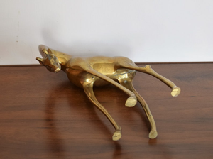 Elegante Escultura de Jirafa de Latón, Figura de Animal en Movimiento, Estatua de Metal Hecha a Mano, Decoración de Lujo para el Hogar, Adorno de Mesa - Product Image 6