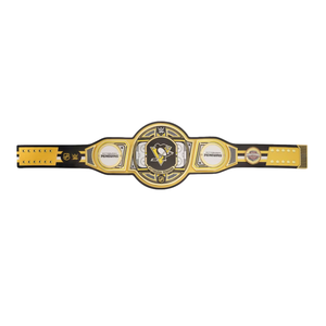 Custom Pittsburgh Penguins Championship Belt High Quality Wrestling Title Belt Collectible NHL Fan Gear Personalized Sports Belt - Product Image 1