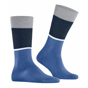 Chaussettes en coton/fibre de bambou bleu marine gris uni tricotées respirantes pour usage quotidien décontracté et sports de plein air taille adulte automne - Product Image 5