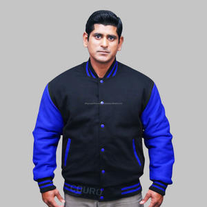 Conjunto de chaqueta Varsity de lana de la mejor calidad, equipo de entrenamiento transpirable de secado rápido para chaquetas Varsity Unisex de invierno - Product Image 2