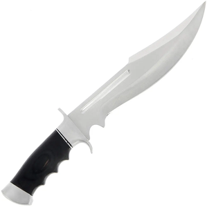 Couteau de chasse et de camping professionnel en acier carbone, manche en bois, lame fixe forgée à la main, qualité industrielle OEM, usage extérieur - Product Image 2