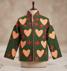 Chaqueta de Algodón con Bordado Suzani, Ropa de Moda Femenina Hecha a Mano, Proveedor y Fabricante Mayorista de la India - Product Image 1