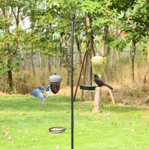 Mangeoire à oiseaux sauvages en métal suspendue pour l'extérieur, en forme de gland, distributeur de nourriture pour jardin, fournitures pour oiseaux - Product Image 4