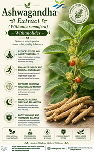 Suministro directo de fábrica de HGO EXTRACTO DE Ashwagandha/Withania somnifera (grado alimenticio) Withanolides 8% (extracto estandarizado) - Product Image 4