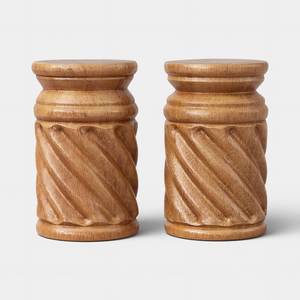 Elegant Wooden Salt And Pepper Shaker <b>Set</b> Suitable For Wedding Gifts Kitchen And Restaurant Use - Product Image 5