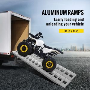Rampas de Carga de Aluminio de 84x14 Pulgadas, Capacidad de 6000 Libras, para Remolques de Automóviles, Camiones y Vehículos Todoterreno, 1 Par de 2 Rampas - Product Image 6