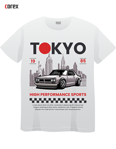 T-shirt personnalisé blanc imprimé DTF pour homme et femme, nouveau design, transfert thermique, autocollant DTF - Product Image 5