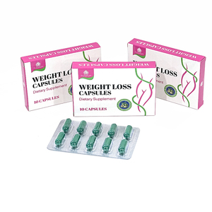 Cápsulas verdes y saludables para la pérdida de peso, aptas para mujeres, cápsulas adelgazantes para mujeres, paquete en caja. - Product Image 4