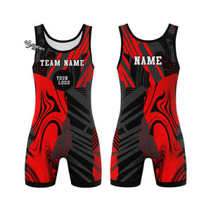 Combinaisons de lutte personnalisées pour hommes 2025 Impression numérique par sublimation sur le devant 95% polyester 5% élasthanne Vêtements légers pour arts martiaux - Product Image 6