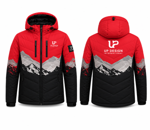 Chaqueta de Esquí Impermeable con Capucha para Hombre, Chaqueta de Invierno Acolchada para Nieve y Senderismo, Fabricante OEM ODM - Product Image 2
