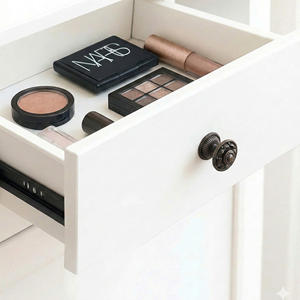 Poignée de meuble ronde vintage durable en alliage de zinc, bouton décoratif perlé classique pour tiroir, cuisine, salle de bain, armoire, quincaillerie de mobilier - Product Image 6