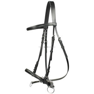 Cabecera de cabeza de brida de cuero ecuestre más vendida para carreras de equitación a precio al por mayor Aceptado por OEM y ODM - Product Image 6
