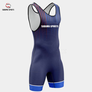 Trajes de Lucha Unisex OEM para Hombres, de Alta Calidad, Elásticos y Cómodos para el Rendimiento de los Luchadores - Product Image 3