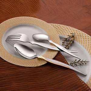 Juego de Cubiertos de acero inoxidable de 18 piezas (sin cuchillo) Utensilios de fiesta - Product Image 2