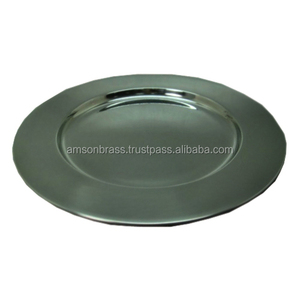 Bonne qualité métal Rose or couleur dîner chargeur assiette Design attrayant vente chaude assiette de service pour la décoration de mariage - Product Image 5