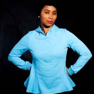 Sudadera con capucha de mujer Jack and Jill con relieve, estilo peplum, manga larga, informal, elegante, con cintura ajustada, top de moda - Product Image 1