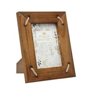 Customizable Handmade Rustic Modern Wood Photo Frame Distressed Farmhouse-Inspired Holiday Use <b>Custom</b> - Product Image 3