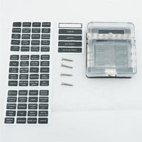 YIS Marine-portafusibles de hoja Modular para coche, DC 12 v, panel de cubierta de bloque, tractor, 12 voltios, barra automotriz de autobús y camión