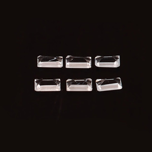 Natural White Topaz 9X18mm Baguette Cut Faceted Calibrated Loose Gemstone Certified Stone For Jewelry Making Wholesale Supplier - Product Image 3