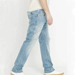 Pantalones de mezclilla para hombre, diseño de última generación, servicio OEM, cómodos, transpirables, de primera calidad, lavados. - Product Image 3