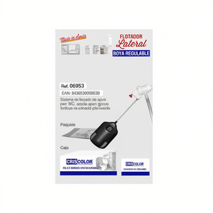 Valvola di riempimento WC Criscolor con galleggiante regolabile di tipo laterale per sistema di riempimento interno WC - Product Image 2