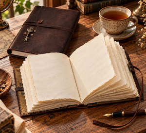 Classic NoteBook Multi-pocket File Folder Plain Notebook - Product Image 2