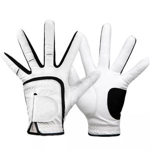 ถุงมือกอล์ฟหนังแท้คุณภาพระดับมืออาชีพ ยี่ห้อ DEFENDER ATHLETICS กันลื่น  รับผลิตตามสีและโลโก้ที่ลูกค้าต้องการ - จากโรงงานโดยตรง - Product Image 1