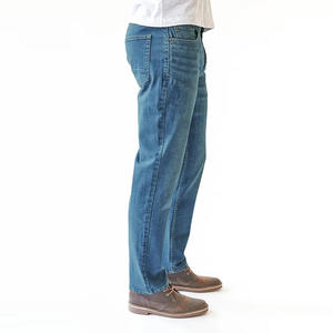 ODM Denim Jeans Manufacturer <b>Men</b> Relaxed Fit Denim Jeans High Quality Straight Denim Jeans Smart Casual <b>Trousers</b> - Product Image 5