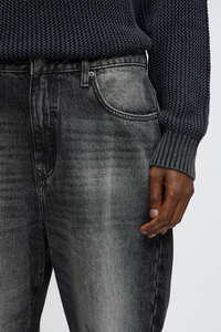 Wholesale Custom Straight Denim 100% Cotton <b>Mens</b> Casual Jeans Vintage Dark Wash Heavyweight Durable Workwear <b>Overalls</b> - Product Image 6