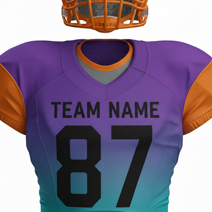 Uniforme de Fútbol Americano al por Mayor 2026 |   Camiseta Unisex de Manga Corta con Logotipo Personalizado Impreso a Color |   Fabricante de Servicios OEM y ODM - Product Image 4