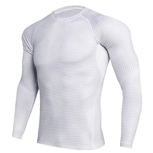 Rashguard sur mesure de haute qualité pour hommes, respirant, séchage rapide, taille XL, pour les sports nautiques d'automne, avec logo personnalisé - Product Image 6