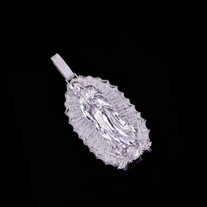 Collar con Colgante de Diamante Moissanita de Plata 925, Diseño Exclusivo, Estilo Hip Hop, Joyería de Lujo, Regalo de Moda en Oferta - Product Image 4