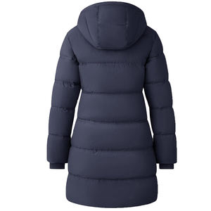 Women's Waterproof Breathable Thickened Quilted Long <b>Padded</b> Hooded Winter Parka Jacket with Quick Dry Feature - Product Image 1
