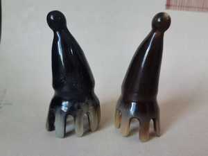 Peigne de massage en corne de buffle naturelle, peigne de massage pour la tête, peigne de massage pour le visage, peigne de massage Guasha, peignes de massage multifonctionnels - Product Image 2