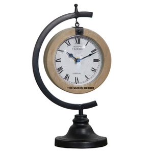 Best Selling Stainless Steel Metal Round Shape Rose Gold Finished Decorative <b>Table</b> <b>Clock</b> Premium Vintage Style - Product Image 5