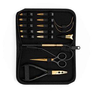 Kit de alicates para extensiones de cabello con herramientas multifuncionales para instalación de microanillos, ajuste de cuentas y extracción de extensiones - Product Image 1