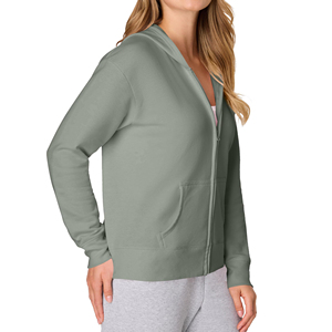 Sudaderas con capucha para mujer, personalizadas, de lujo, extragrandes, con cremallera completa, con tu logotipo, al por mayor. - Product Image 5