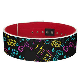 Ceinture de musculation à levier en cuir de vachette avec logo personnalisé pour fitness et entraînement en salle de sport - Product Image 5