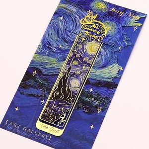 Marcapáginas Troquelados al por Mayor de Fábrica China, Logotipo Personalizado, Forma Personalizada, Patrón de Dibujos Animados, Metal de Latón, Chapado en Oro/Plata, Promocional - Product Image 4