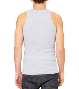 Débardeurs pour hommes SOLID INTERNATIONAL, écologiques, à séchage rapide, respirants, style hip-hop, col rond, polyester et coton, motif uni, pour la salle de sport - Product Image 5