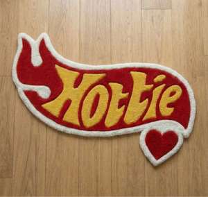 Tapis de luxe moderne en laine, tufté à la main, antidérapant, avec logo personnalisé, doux et décoratif pour chambre, salon et maison - Product Image 1