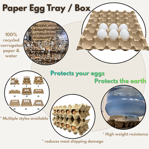 Premium Quality Environmentally Friendly Thickened 15 <b>Eggs</b> Tray Zero Pollution Recycled Paper Food Grade - Product Image 5