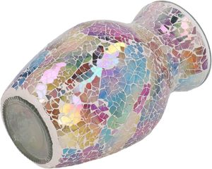 Vase à fleurs en mosaïque pour la décoration de la maison, centre de table en verre coloré fait à la main pour le salon, le bureau, la décoration de mariage - Product Image 6