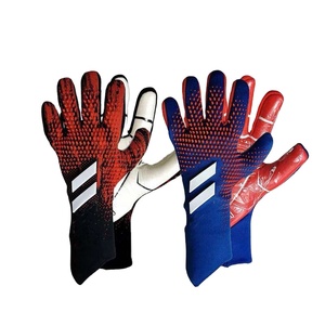 Guantes de látex personalizados para portero, talla juvenil, para fútbol, estampado de goma, venta al por mayor - Product Image 1