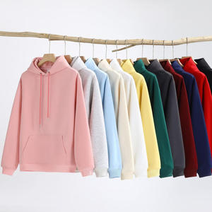 Custom Clothing Manufacturers' Solid Color Minimalist Hooded <b>Long</b>-Sleeved Casual <b>Oversized</b> <b>Hoodie</b> for Spring Autumn New Styles - Product Image 4