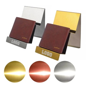 Expositor de Cartón para Bolsos, Plateado, Ecológico, de Lujo, Moderno, de Acero Inoxidable, con Logotipo Personalizado, Acabado Oro Rosa - Product Image 3