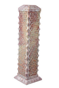 Best Selling <b>Marble</b> Soapstone Square <b>Candle</b> and Incense Holder With Jali Carving Available at Wholesale Price - Product Image 2